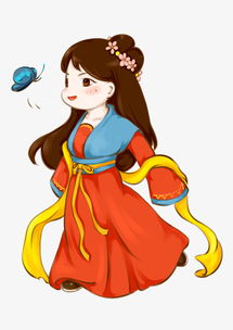 古风q版可爱少女素材图片素材psb格式下载动漫人物大全