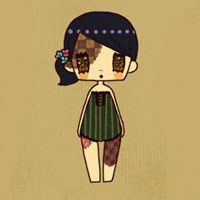 求六人卡通姐妹头像