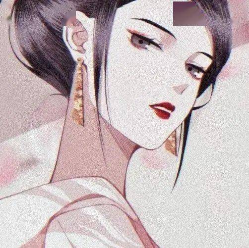 意境古风漫画女生头像相恨不如潮有信相思始觉海非深