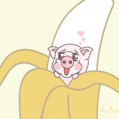 卡通猪头像,小恭猪萌友团卡通可爱图片