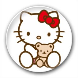 hellokitty小徽章a卡通小人钥匙扣