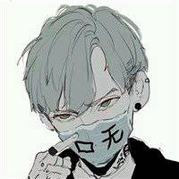 戴口罩的男生头像漫画微信头像图片大全