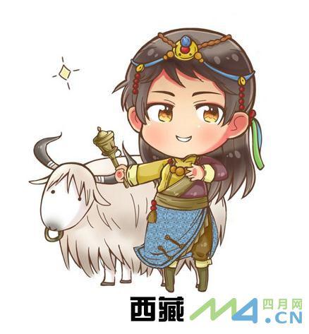 简单好画的古装动漫女孩
