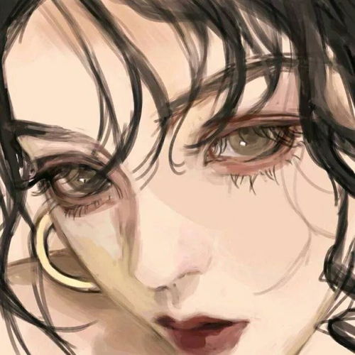 精选火爆抖音的100张头像,手绘插画复古港风欧美清新文艺唯美古风5大系列等着你来换