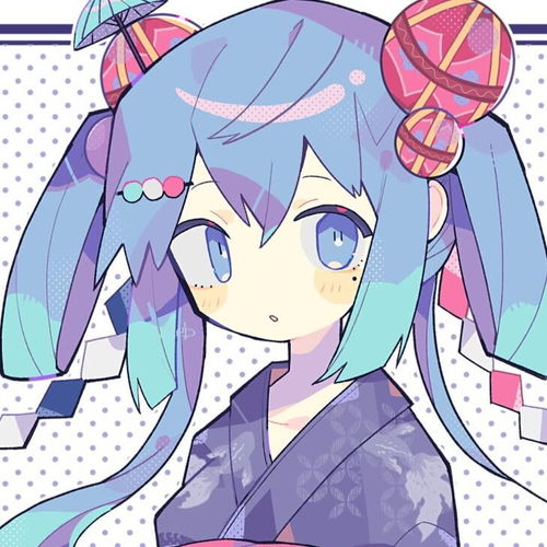 女漫头初音未来风格头像