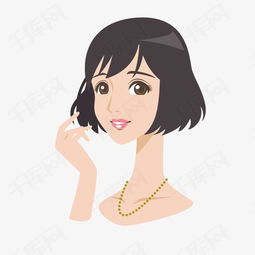 短发女孩素材图片免费下载高清png千库网图片编号4300713