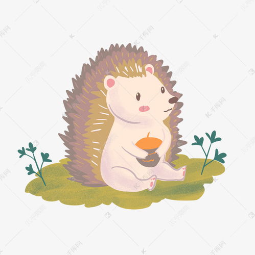 吃东西的刺猬素材图片免费下载千库网