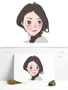 图片免费下载少女头像素材少女头像模板千图网