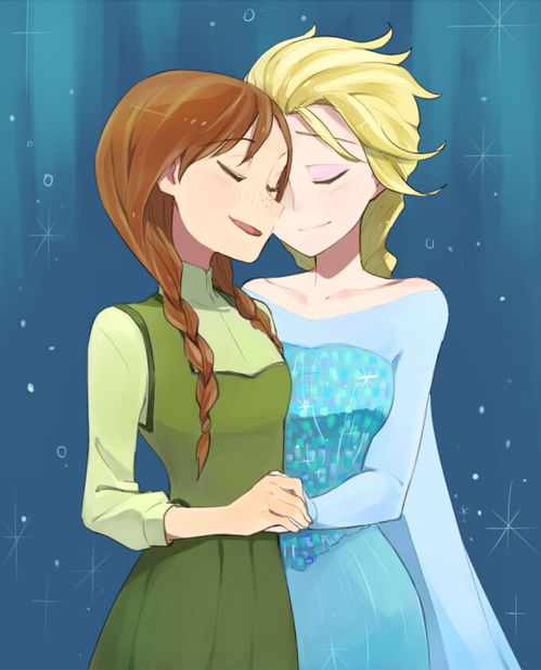 soup站二次元插画少女动漫frozen冰雪堆糖,美好生活研究所