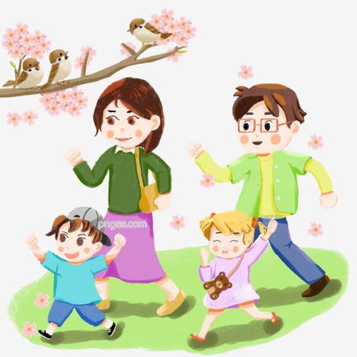春季假期户外出游的一家人卡通素材下载图片大小2000x2000px图片尺寸3.55mb来自png搜索网pngss.com免费免扣png素材下载bannerppt海报户外活动家人假期旅游清明节手账踏青出游装饰图案