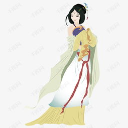 古典卡通美女图片素材图片免费下载高清psd千库网图片编号9816801