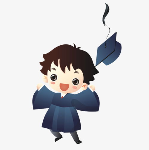 小男孩卡通毕业儿童学习矢量素材图片免费下载高清png千库网图片编号10131348