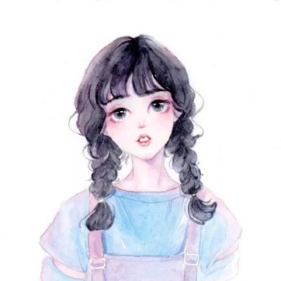 可爱手绘简笔画女头,可爱漂亮的小女生小姑娘