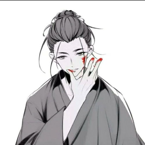 动漫头像古风二次元男生头像