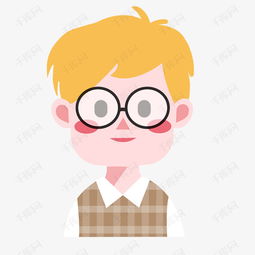 矢量卡通扁平化黄头发男人素材图片免费下载千库网