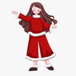女生节手绘水彩卡通红衣金发女孩图片素材其他格式下载动漫人物大全