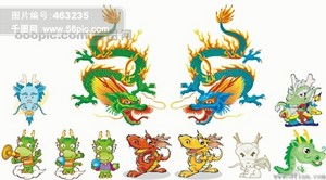 图片免费下载卡通中国龙素材卡通中国龙模板千图网
