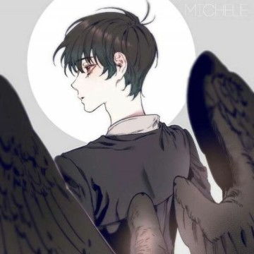 高冷男生侧脸帅气微信头像