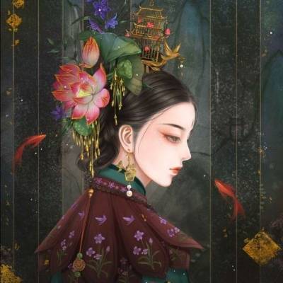 动漫女头高冷忧郁2020出品很酷的古风动漫女头